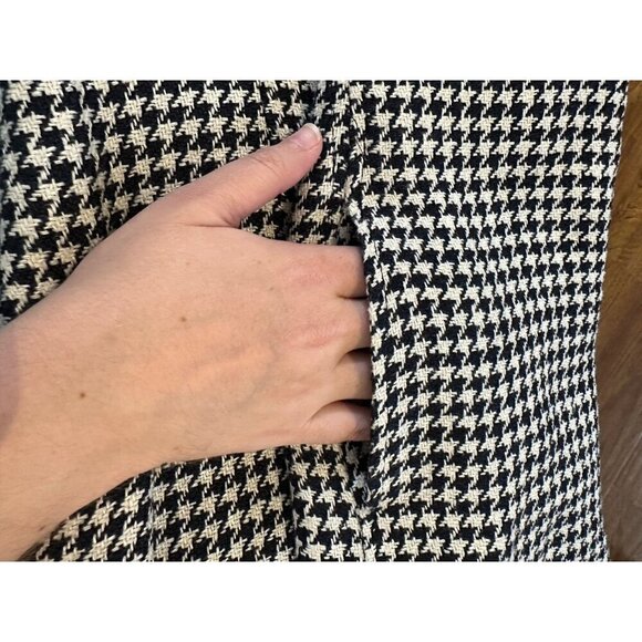 Lauren Ralph Lauren linen silk tweed houndstooth sleeveless dress - Picture 5 of 5